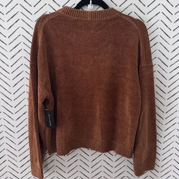 LOULOU DE SAISON Rava silk-chenille sweater Size Small NWT - Picture 2 of 7